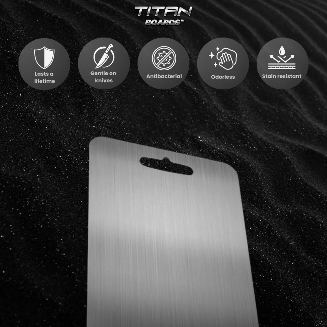 Pure Titanium Cutting Board