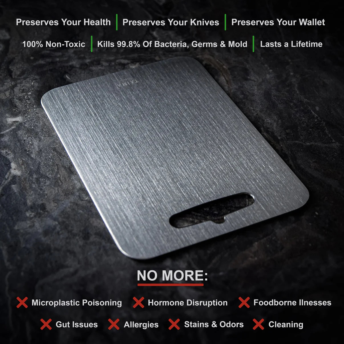 Pure Titanium Cutting Board